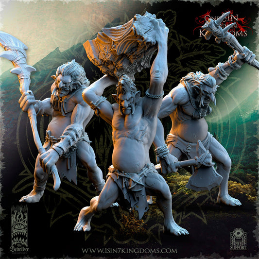Mountain Troll | The Beholder Miniatures | Compatible with D&D/AoS | Fantasy | Tabletop RPG