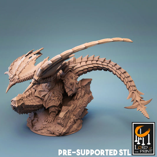 Chardalyn Elder Dragon | Rescale Miniatures | Compatible with D&D/AoS | Fantasy | Tabletop RPG