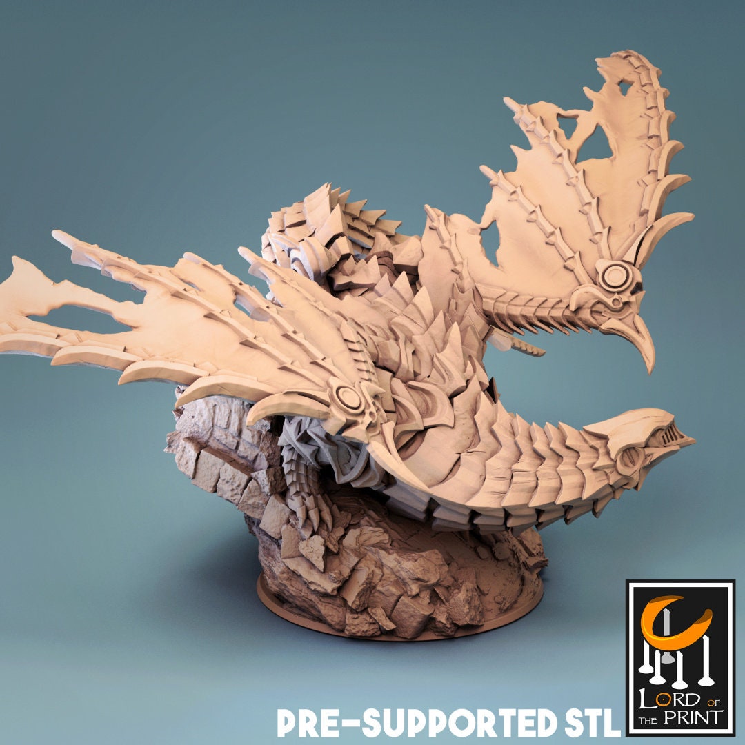 Chardalyn Elder Dragon | Rescale Miniatures | Compatible with D&D/AoS | Fantasy | Tabletop RPG