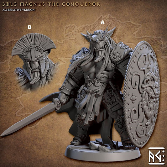 BugBear Bolg Chieftain | Artisan Guild Miniatures | Compatible with D&D/AoS | Fantasy | Tabletop RPG
