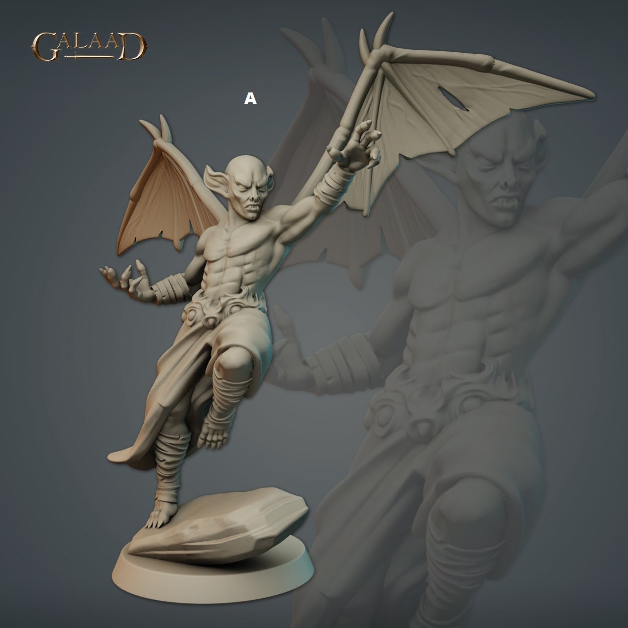 Elder Vampire Lord | Galaad Miniatures | Compatible with D&D/AoS | Fantasy | Tabletop RPG