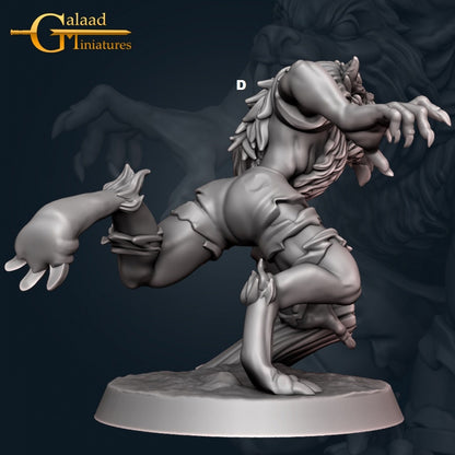 Werewolf | Galaad Miniatures | Compatible with D&D/AoS | Fantasy | Tabletop RPG