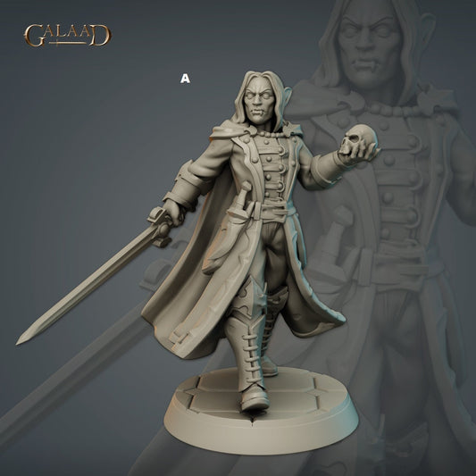 Vampire Count | Galaad Miniatures | Compatible with D&D/AoS | Fantasy | Tabletop RPG