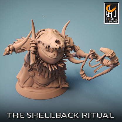 Shellback Armoured Warriors | Rescale Miniatures | Compatible with D&D/AoS | Fantasy | Tabletop RPG