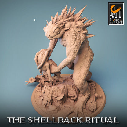 Shellback Stalker | Rescale Miniatures | Compatible with D&D/AoS | Fantasy | Tabletop RPG