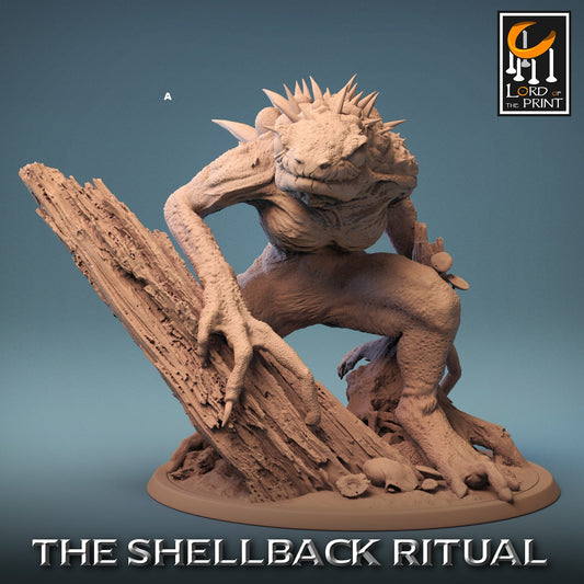 Shellback Stalker | Rescale Miniatures | Compatible with D&D/AoS | Fantasy | Tabletop RPG