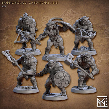 BugBear Warrior | Artisan Guild Miniatures | Compatible with D&D/AoS | Fantasy | Tabletop RPG