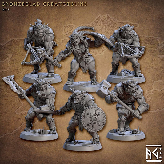 BugBear Warrior | Artisan Guild Miniatures | Compatible with D&D/AoS | Fantasy | Tabletop RPG