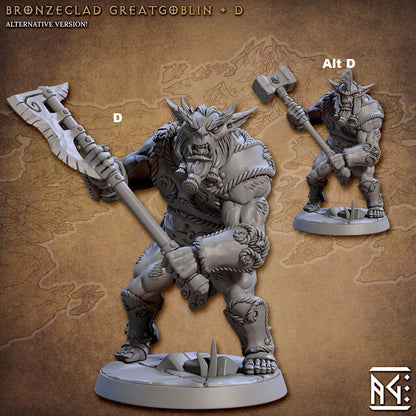 BugBear Warrior | Artisan Guild Miniatures | Compatible with D&D/AoS | Fantasy | Tabletop RPG