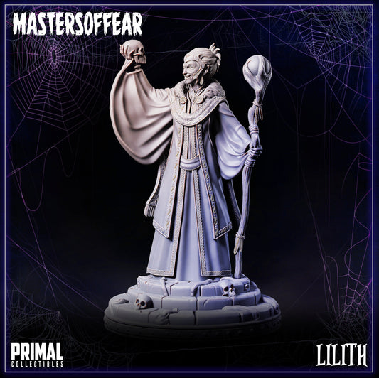 Evil Female Sorceress Lilith | Primal Collectibles | Compatible with D&D/AoS | Fantasy