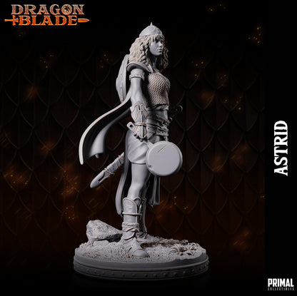 Female Rogue Astrid | Primal Collectibles | Compatible with D&D/AoS | Fantasy