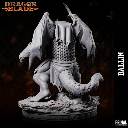 Draconian Warrior Ballin | Primal Collectibles | Compatible with D&D/AoS | Fantasy