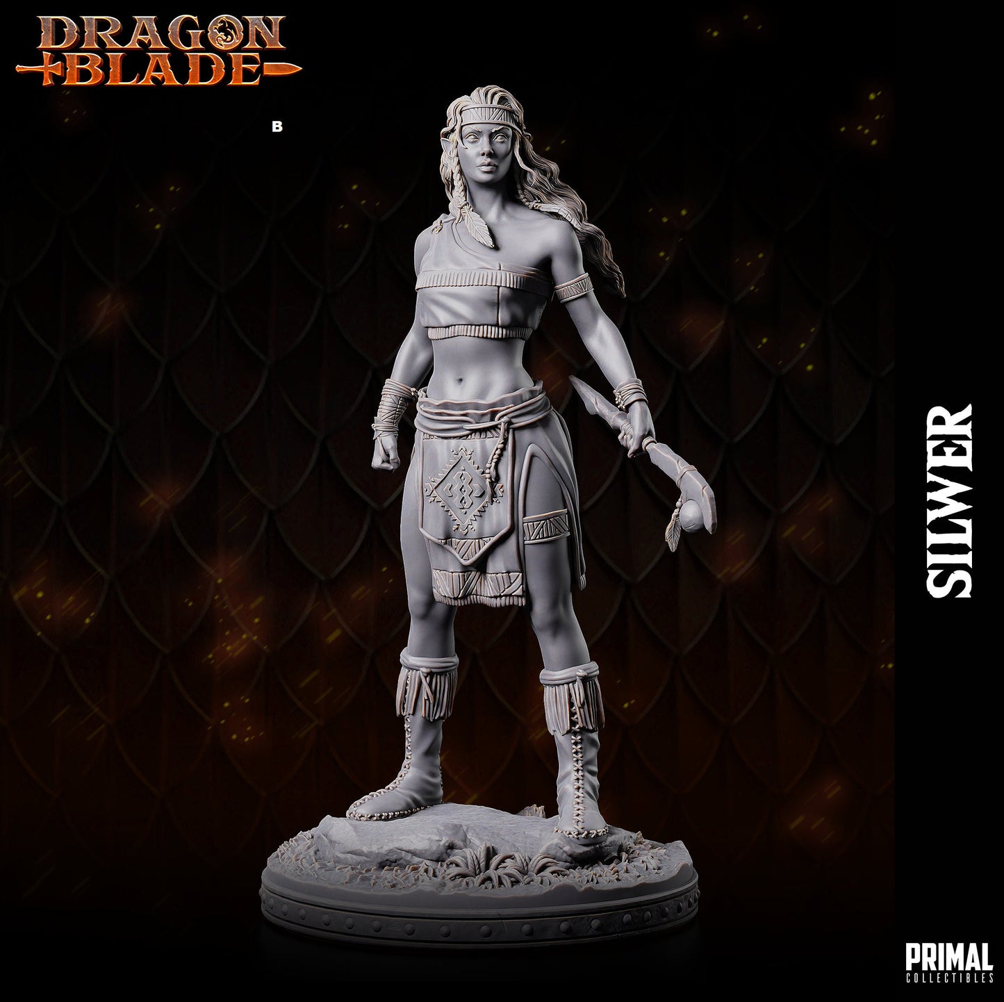 Female Elf Silwer | Primal Collectibles | Compatible with D&D/AoS | Fantasy