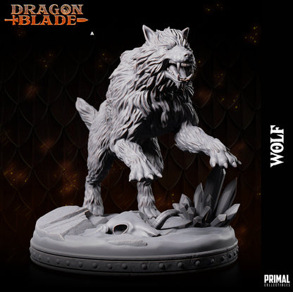 Wild Wolf | Primal Collectibles | Compatible with D&D/AoS | Fantasy