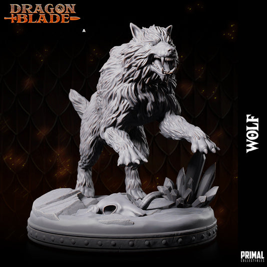 Wild Wolf | Primal Collectibles | Compatible with D&D/AoS | Fantasy