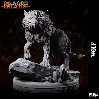 Wild Wolf | Primal Collectibles | Compatible with D&D/AoS | Fantasy