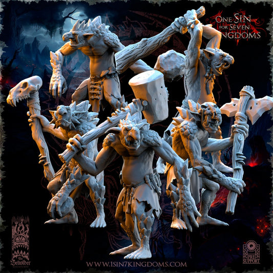 Rock Troll | The Beholder Miniatures | Compatible with D&D/AoS | Fantasy | Tabletop RPG