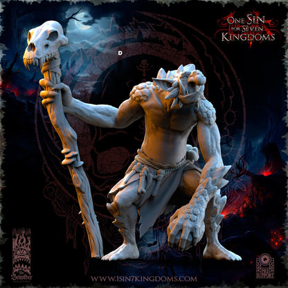 Rock Troll | The Beholder Miniatures | Compatible with D&D/AoS | Fantasy | Tabletop RPG