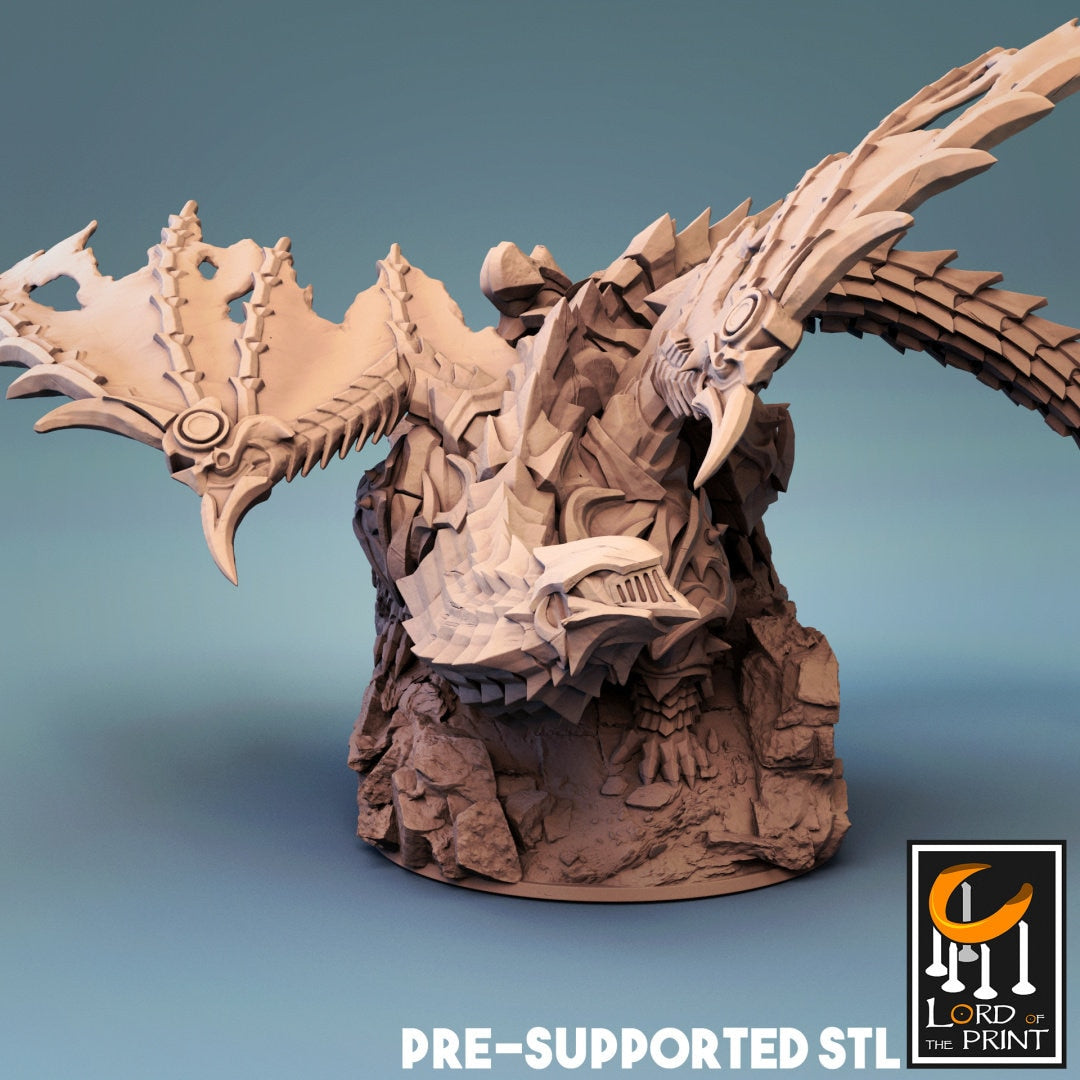 Chardalyn Elder Dragon | Rescale Miniatures | Compatible with D&D/AoS | Fantasy | Tabletop RPG