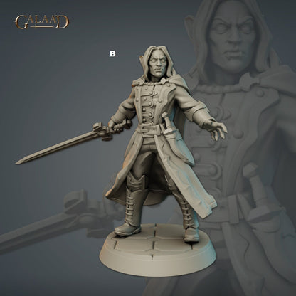 Vampire Count | Galaad Miniatures | Compatible with D&D/AoS | Fantasy | Tabletop RPG