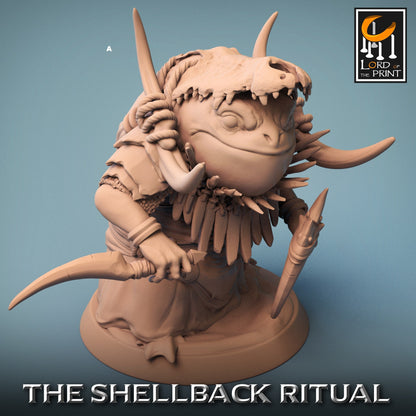 Shellback Armoured Warriors | Rescale Miniatures | Compatible with D&D/AoS | Fantasy | Tabletop RPG