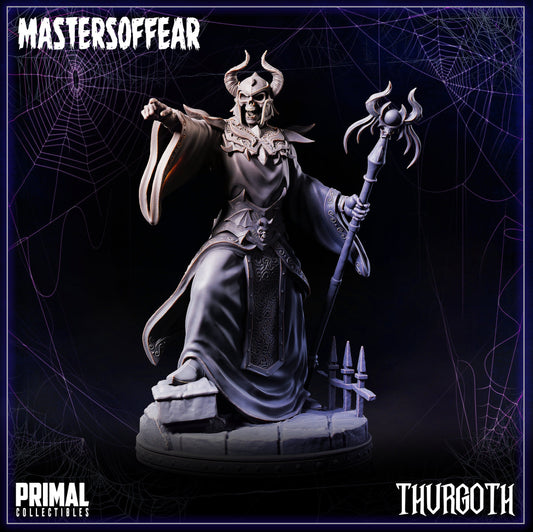 Skeleton Mage Thurgoth | Primal Collectibles | Compatible with D&D/AoS | Fantasy