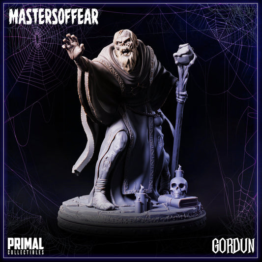 Undead Wizard Gordun | Primal Collectibles | Compatible with D&D/AoS | Fantasy