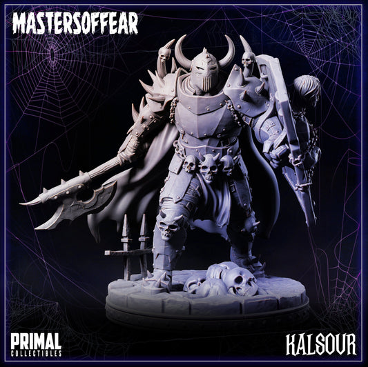 Chaos War Lord Kalsour | Primal Collectibles | Compatible with D&D/AoS | Fantasy