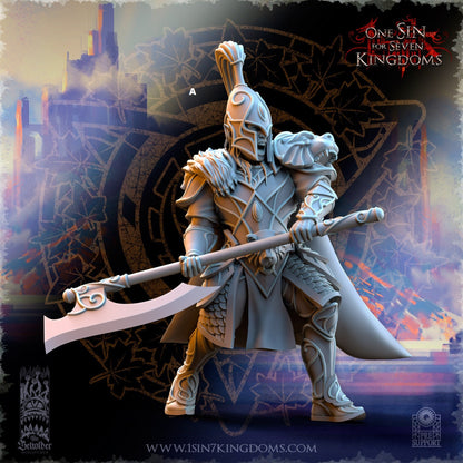 SilverMoor Elf Bear Guardian | The Beholder Miniatures | Compatible with D&D/AoS | Fantasy | Tabletop RPG