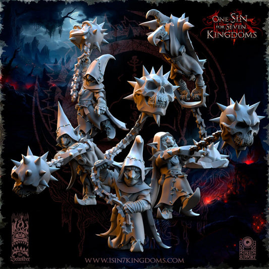 Black Horde Goblin Frentics | The Beholder Miniatures | Compatible with D&D/AoS | Fantasy | Tabletop RPG