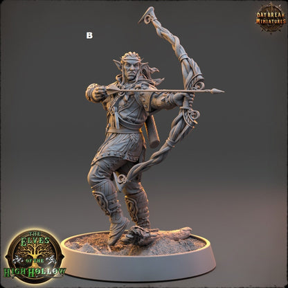 Wood Elf Archer | DayBreak Miniatures | Compatible with D&D/AOS | Fantasy | Tabletop