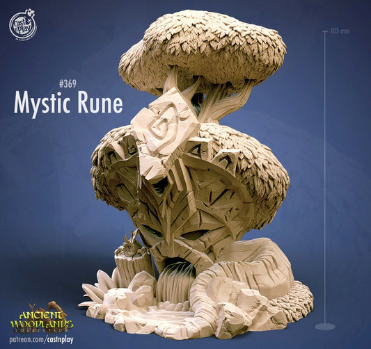 Mystic Rune Tree Scenery | CastnPlay | Compatible with D&D/AoS | Fantasy
