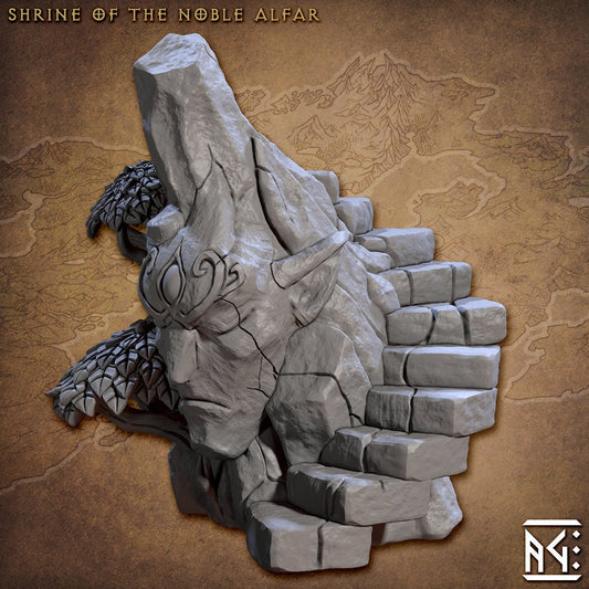 Shrine of the Noble Alfar | Artisan Guild Miniatures | Compatible with D&D/AoS | Fantasy | Tabletop RPG
