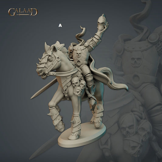Headless Knight Mounted | Galaad Miniatures | Compatible with D&D/AoS | Fantasy | Tabletop RPG