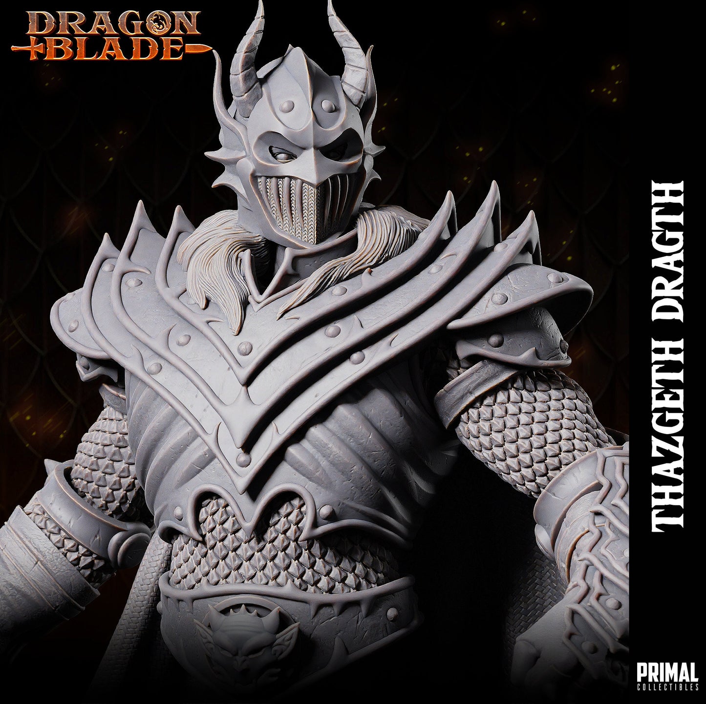 Battle Mage Thazgeth | Primal Collectibles | Compatible with D&D/AoS | Fantasy