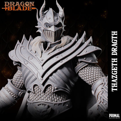 Battle Mage Thazgeth | Primal Collectibles | Compatible with D&D/AoS | Fantasy