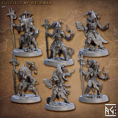 Plague Cultist | Artisan Guild Miniatures | Compatible with D&D/AoS | Fantasy | Tabletop RPG