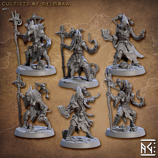 Plague Cultist | Artisan Guild Miniatures | Compatible with D&D/AoS | Fantasy | Tabletop RPG
