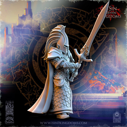 SilverMoor Elf Blades of Ashur | The Beholder Miniatures | Compatible with D&D/AoS | Fantasy | Tabletop RPG
