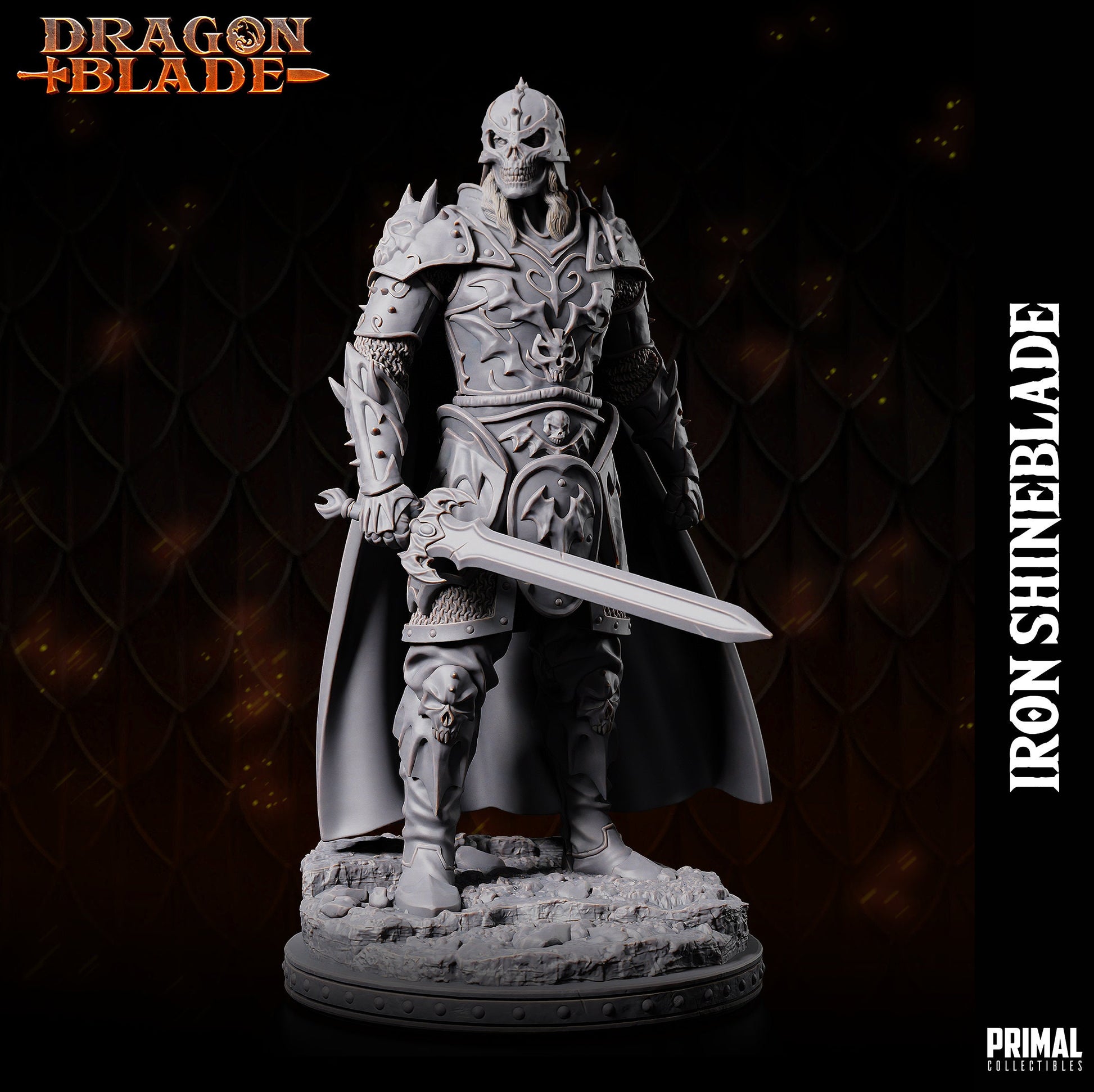 Dark Elf Iron ShineBlade | Primal Collectibles | Compatible with D&D/AoS | Fantasy