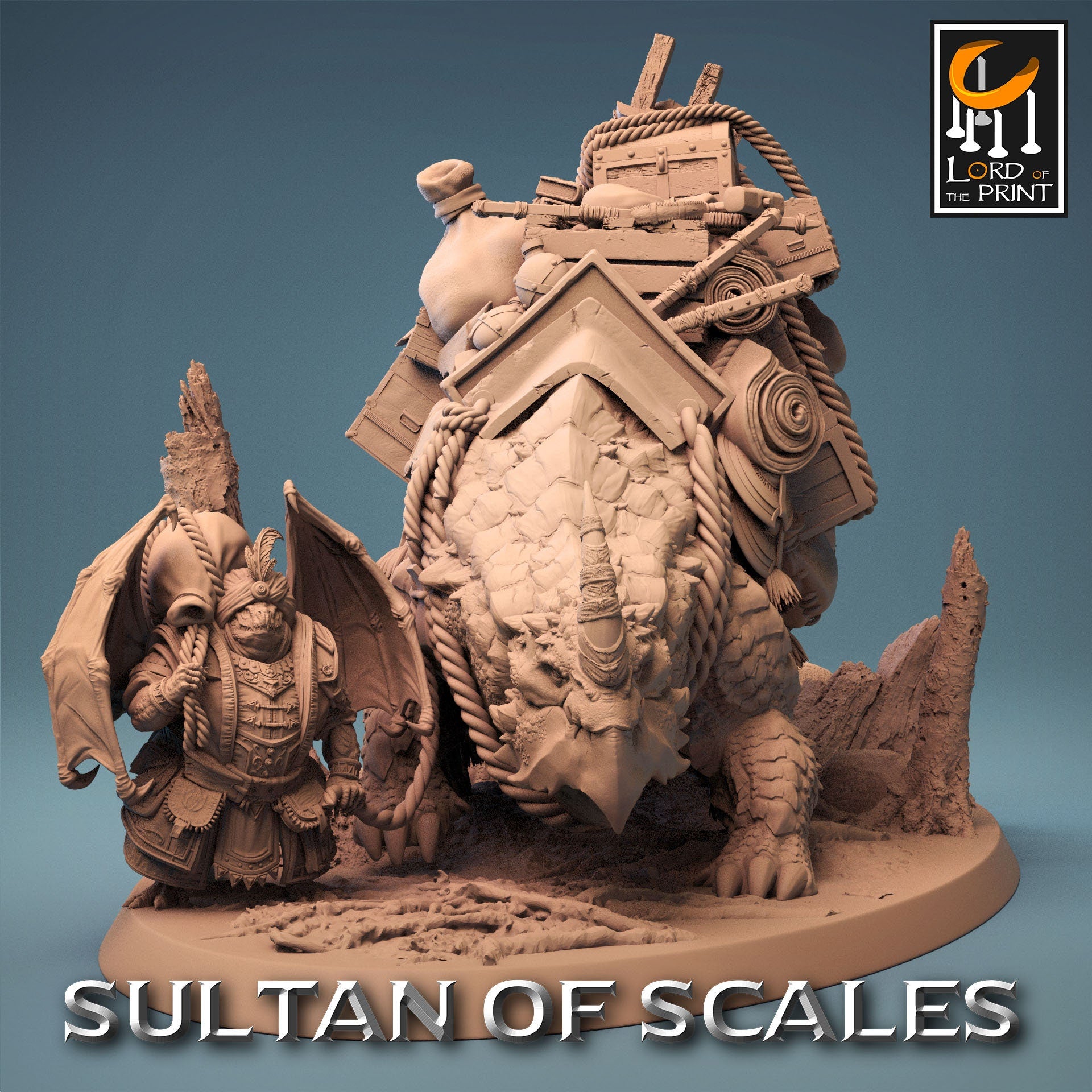 Galdara Dragon | Rescale Miniatures | Compatible with D&D/AoS | Fantasy | Tabletop RPG