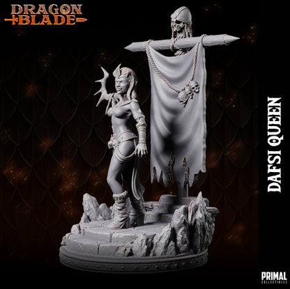 Goblin Queen Dafsi | Primal Collectibles | Compatible with D&D/AoS | Fantasy