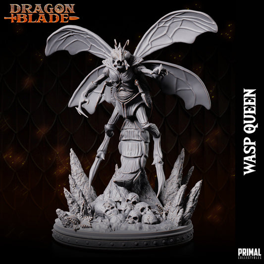 Giant Queen Wasp Miniature | Primal Collectibles | Compatible with D&D/AoS | Fantasy