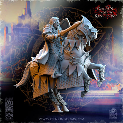 Knights of Ashur Command | The Beholder Miniatures | Compatible with D&D/AoS | Fantasy | Tabletop RPG