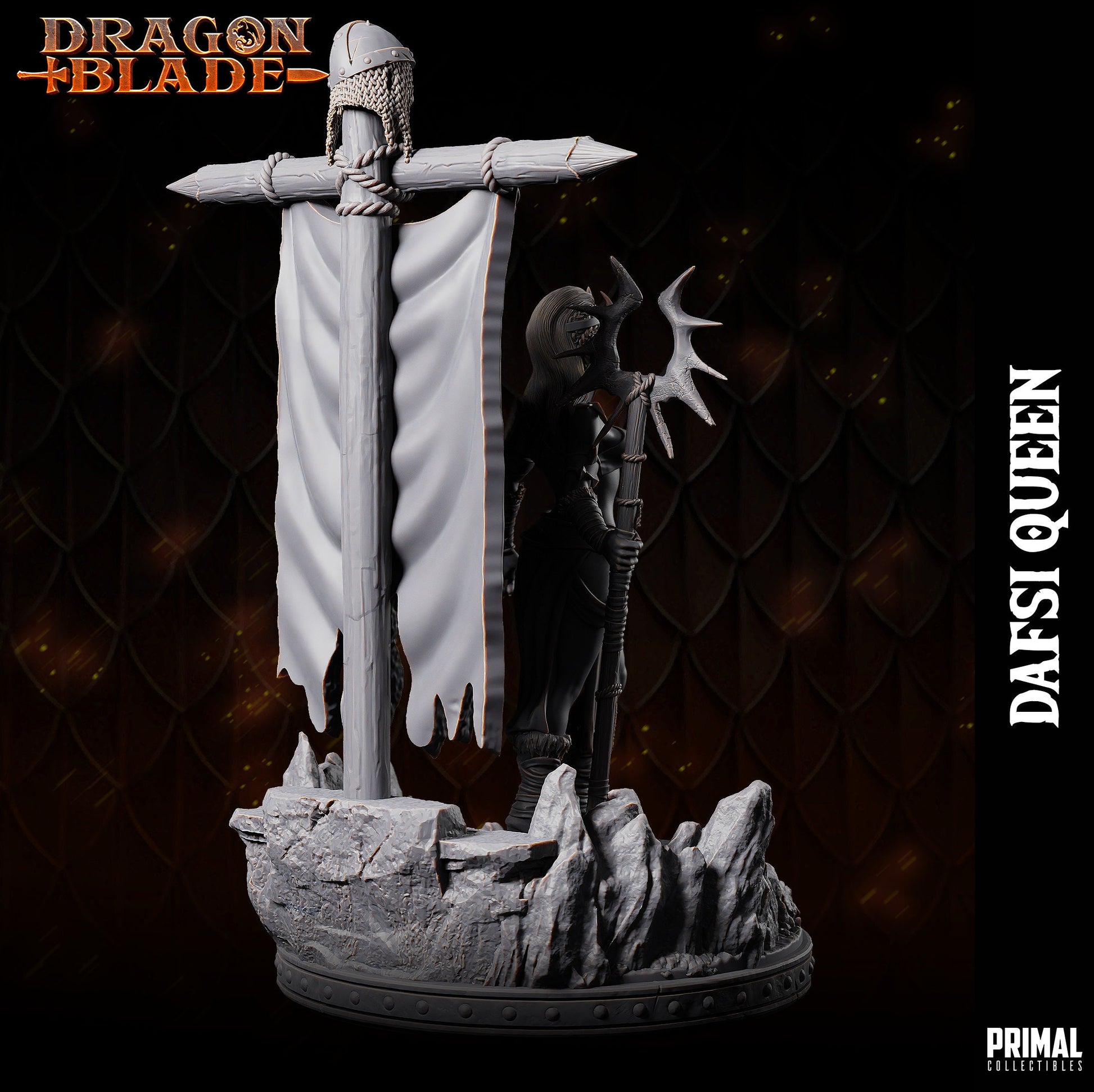 Goblin Queen Dafsi | Primal Collectibles | Compatible with D&D/AoS | Fantasy