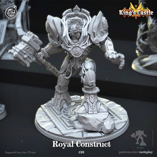 Royal Construct | CastnPlay | Compatible with D&D/AoS | Fantasy
