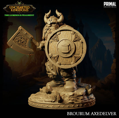 Dwarf Brourum | Primal Collectibles | Compatible with D&D/AoS | Fantasy