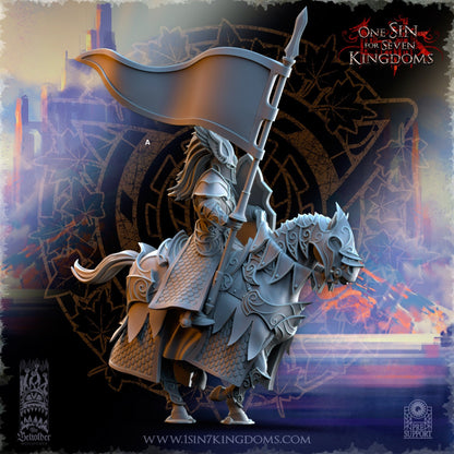 Knights of Ashur Command | The Beholder Miniatures | Compatible with D&D/AoS | Fantasy | Tabletop RPG