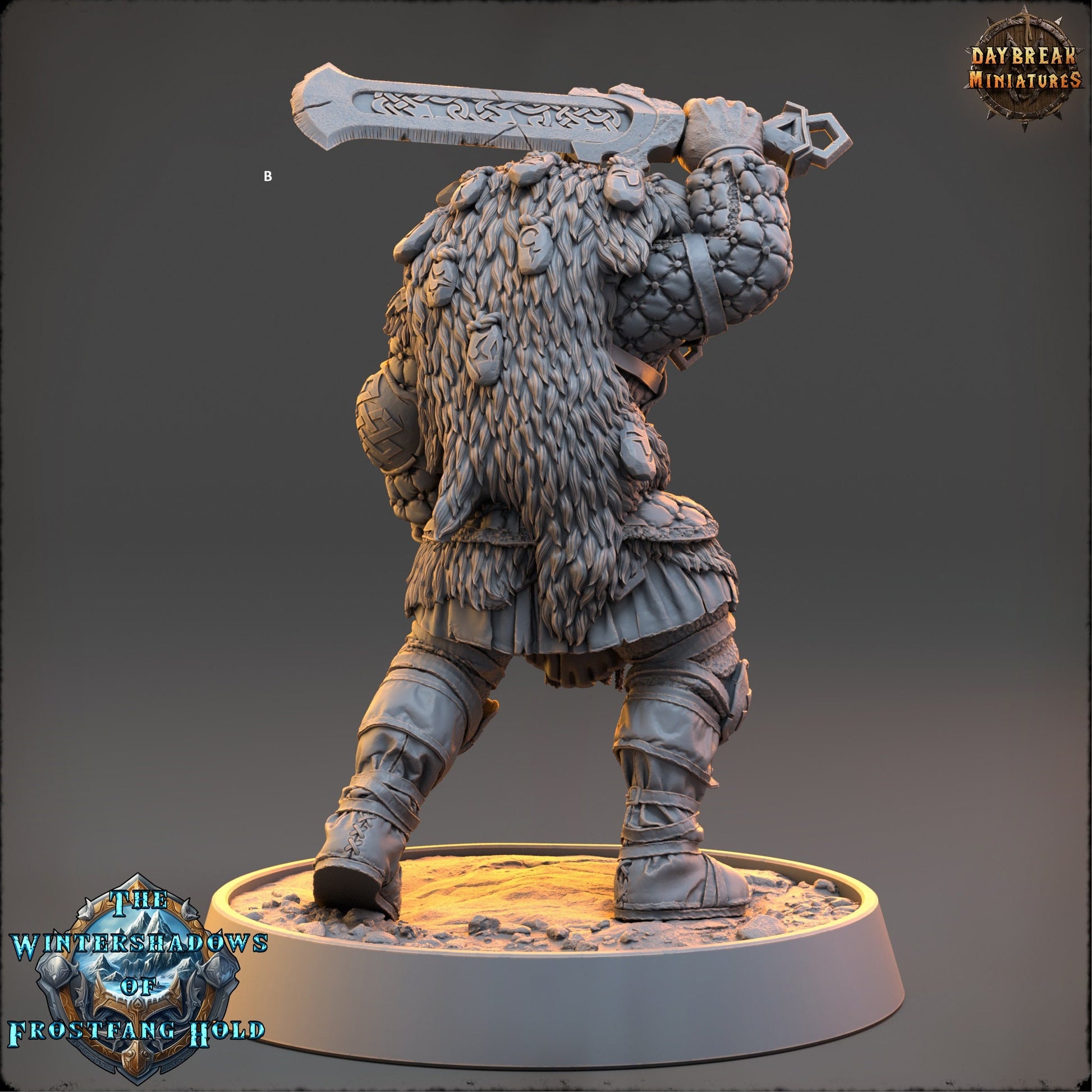 Frostfang Warriors | DayBreak Miniatures | Compatible with D&D/AOS | Fantasy | Tabletop RPG
