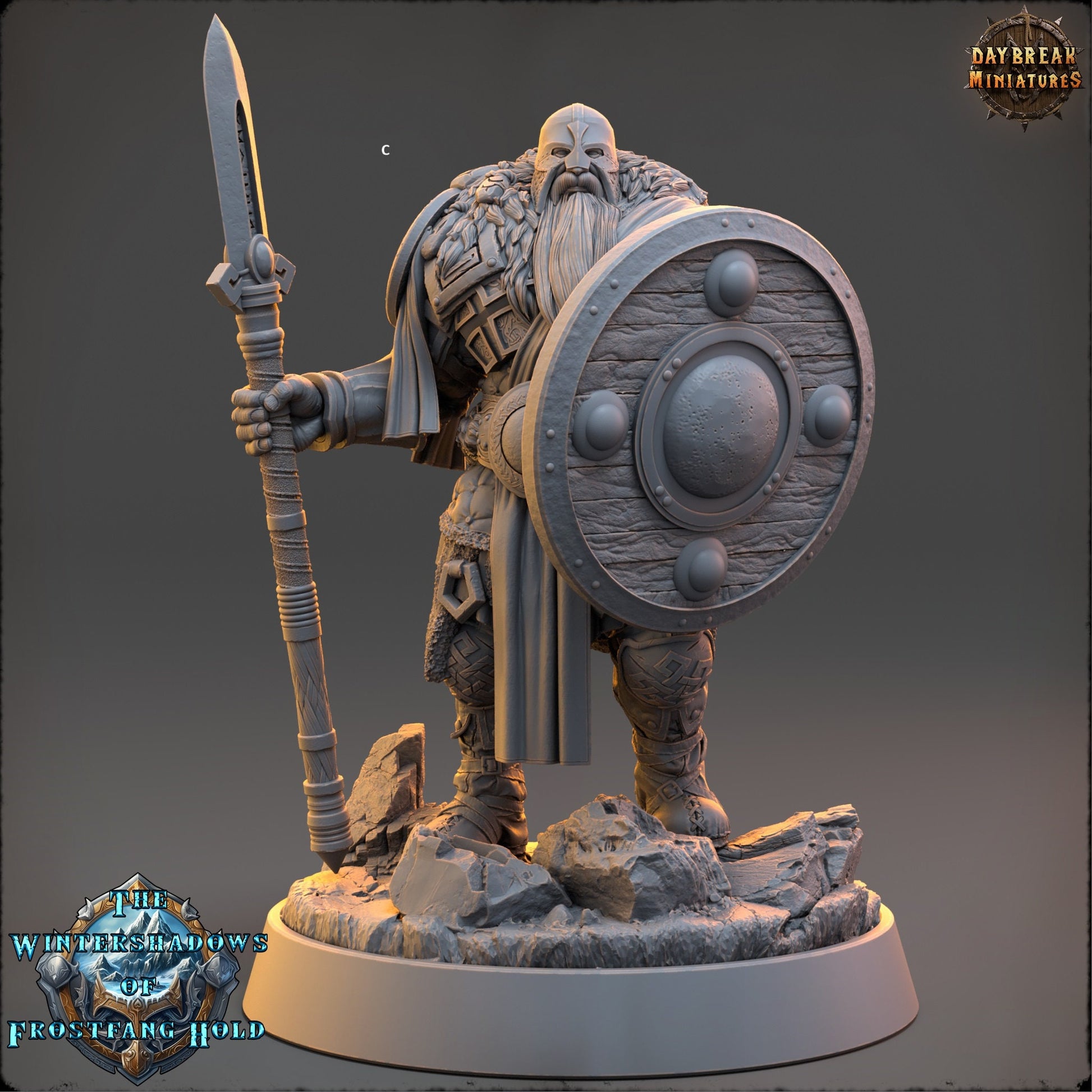 Frostfang Defenders | DayBreak Miniatures | Compatible with D&D/AOS | Fantasy | Tabletop RPG